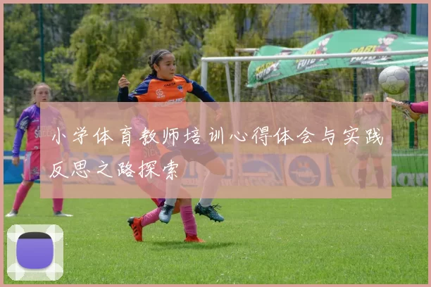 小学体育教师培训心得体会与实践反思之路探索